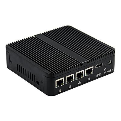 China PC Fanless de Intel Celeron J4125 mini 4 PC de Mini Firewall del puerto de I210/de I211 Gigabit Ethernet en venta