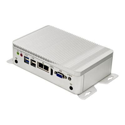 China O mini quadrilátero Desktop Fanless do PC J4125 retira o núcleo do apoio 8GB de 6xCOM 2xLAN GPIO à venda