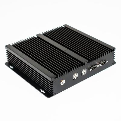 China Dubbele Lan Barebone System Mini PC van kerni3 10110U Fanless Minipc DDR4L SODIMM Te koop