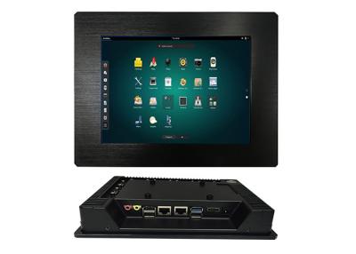 China 8 Inch Embedded Touch Panel PC Aluminum Alloy Material Linux OS And 5 COM RS232 for sale