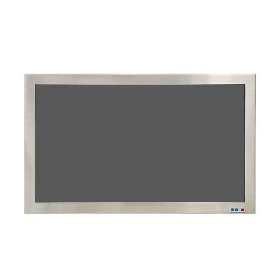 中国 24 Inch Full IP65 Industrial Stainless Steel Monitor 1000nits Anti-Glare Optical Bonding 販売のため