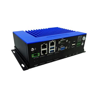 China Intel N5095 Industrial Mini PC with Fanless Design and Visual Inspection Application Supported for sale