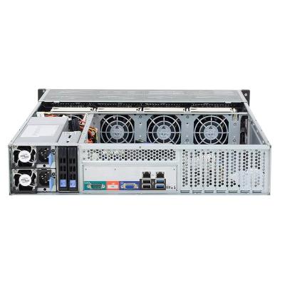 Китай 100-240 V AC IN 2u Rack NAS Сервер с 16 DDR4 слотами 4 PCI-E3.0X16 слотами 2 PCI-E3.0X8 слотами 12 3,5 SATA Bays продается