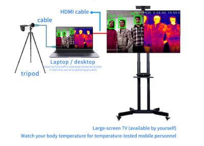 China Thermische Infrarode de Weergavecamera van de temperatuurtest Te koop