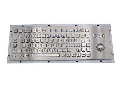 China Teclado impermeable del metal de PS2 5VDC IP65 con el ratón del Trackball en venta