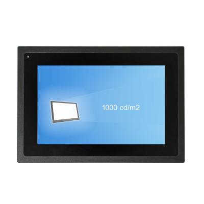 China DC12V bedde Stofdichte Neet 1000 van de touch screenmonitor Industriële Monitor in Te koop