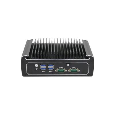 China Fanless Industrial Mini PC Intel 10th Core I5 10210U Dual Lan TPM2.0 Windows 11 for sale