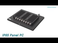 Capacitive IP65 Panel PC Fanless LCD 64G SSD Fanless High Sensitive