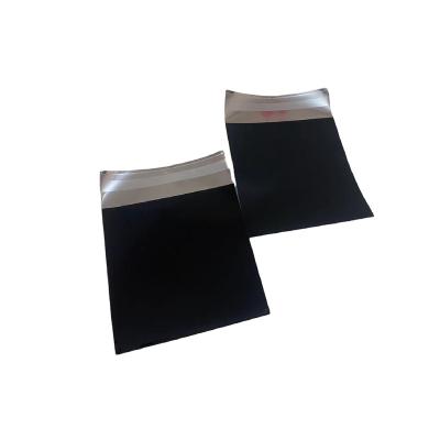 China Recyclable OEM Aluminum Foil Custom Self Adhesive OPP Bag Black Mylar Packaging Plastic Bag Heat Recyclable for sale