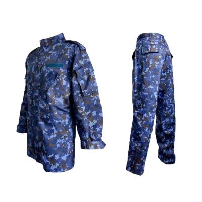 China Wholesale Custom Anti-Static Navy Blue Waterproof Uniform Camouflage Breathable Combat Military Uniforms for sale