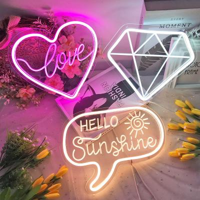 China 2 Years Installation Rich Color /Dimmable New Technic Easy Rope Light Waterproof Polishing Engraving Custom Logo Deign LED Neon Sign for sale