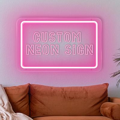 China Easy Installation Rich Color /Dimmable Hot Selling Customize Logo Decorative Text Anime Shop Comics Kaws LED Neon Sign for sale