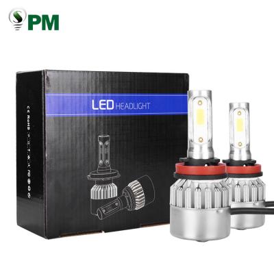 China Led headlight bulb COB chip LED car lighting H11 led headlights for car spider 124 (348_) for sale