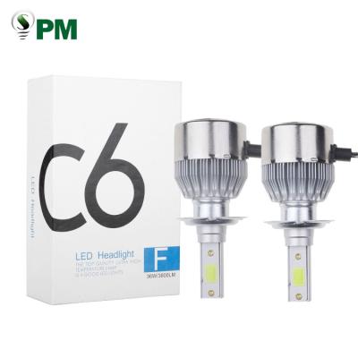 China Aluminum factory price 15 months warranty 18W COB high power led headlight bulb h7 for sale