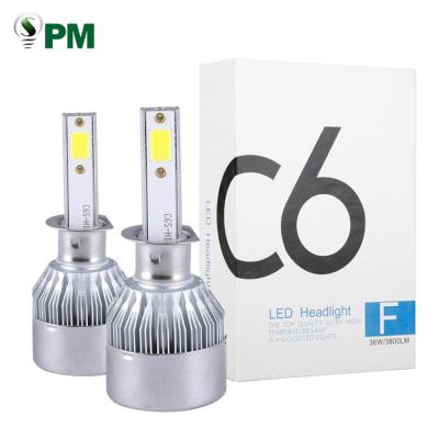 China 18W 400LM Aluminum high quality COB 12-24V H1 led headlight h4 for sale