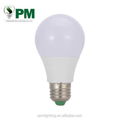 China Cool New Indoor / Hot New Launch White Aluminum Led Bulb With Plastic Cover for sale