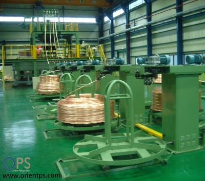 China Copper Rod Metal Copper Air Return Rod Casting Machinery for sale