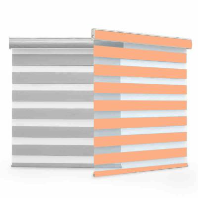 China Manufacturer Minimalist Customized Zebra Roller Quality Blinds Day and Night Accessories Zebra Roller Shades for Home and Office for sale