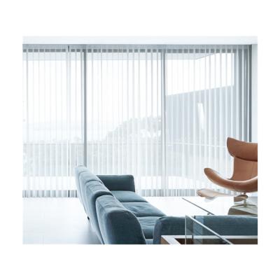 China Minimalist Made In China Hanas New Design Sliding Window With Elegant Vertical Blind Runner For Sheer Dreamy Curtain Shades for sale