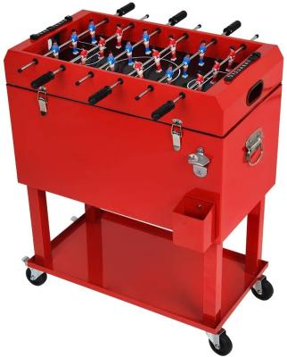 China Cooler 65L Patio Cart Sustainable Metal Foosball for sale