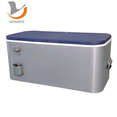 China Buckets Rolling Chest Blow Lid Ice Cooler Chest Cooler Rolls 20l Beer Can for sale