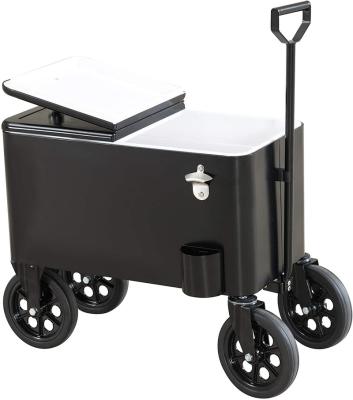 China Sustainable Picnic Cooler Cart With Powder Coating for sale