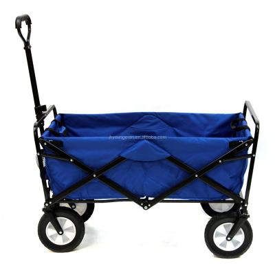 China Outdoor Outdoor Foldable Cart With Rubber Wheel Folding Beach Cart for sale