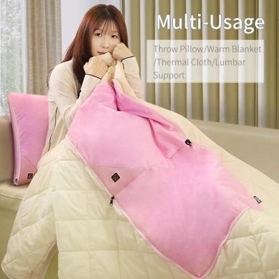 China Anjuny Anti-static Heating Home Protection Folding Warm Heated Blanket Electric Heating Blanket for sale