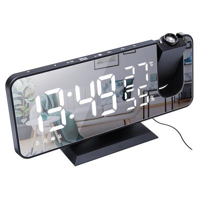 China Modern Mirror Desk Alarm Clock Alarm Desk Digital Led Digital Table Clock Led Digital Alarm Clock for sale