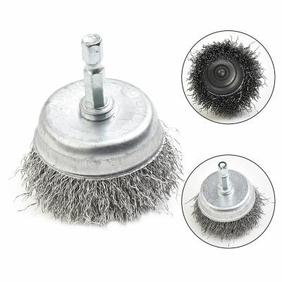 China High Quality Plate Brush Wire Brush Stainless Steel Round Steel Wire Wheel Brush for sale