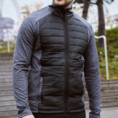 China QUICK DRY Quilted Padded Hybrid Jacket For Men Mens Outdoor Jacket for sale