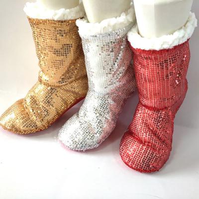 China 2021 popular hot sale breathable Christmas thongs red Christmas stocking in bulk for sale