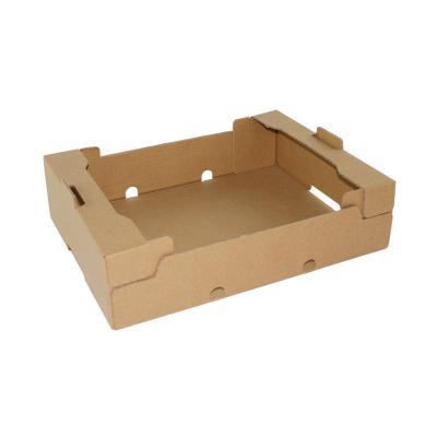 China High Quality Food Recycled Paper Box Kraft Paper Box Fruit Cherry Box for sale