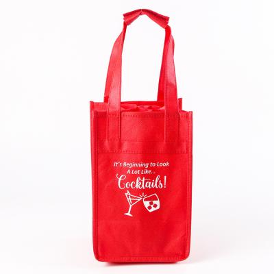 China Recyclable Custom LOGO Color Printing Shopping Bag Folding Show Gift Bag Coated Nonwoven Bag for sale