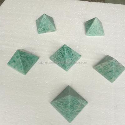 China China Natural Crystal Quartz Amazonite Energy Positive Pyramid For Sale for sale