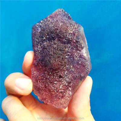 China China Wholesale Natural Purple Fluorite Specimen Mineral Stone, Rough Fluorite Crystal Stone for sale