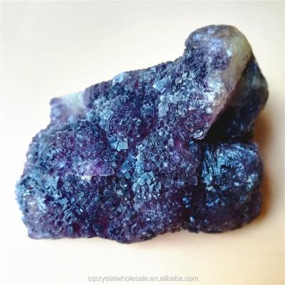 China Natural Mineral Rough Specimen Stone China Amethyst Fluorite Quartz Crystal Gemstones for sale