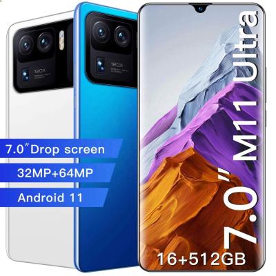 China Dual SIM Card M11 Ultra Smartphone 16GB+512GB Mobile Phone Full Screen Finger Face ID Open Cell Phone for sale