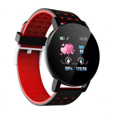 China hot sale touch screen smartwatch 119plus wrist band d18 sports bracelet fitness tracker relogio inteligente 119 plus smart watch for sale