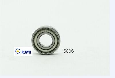 China High Precision Gcr15 Deep Groove Ball ZZ Series Bearings 6806 , 6800 Series Bearings for sale