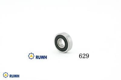 China Single Row 629 ABEC-1 / ABEC-3 / ABEC-5 Ball Bearing With Double Pressed Cages for sale