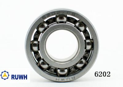 China ISO 9001 Approved Deep Groove Ball Bearing , 6202 Ball Bearing Open Style for sale