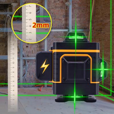 China green plumb dot plumb laser level Self Leveling Rotary Green Laser Level 360 Cross Line Cheap Price 126*63*10mm for sale