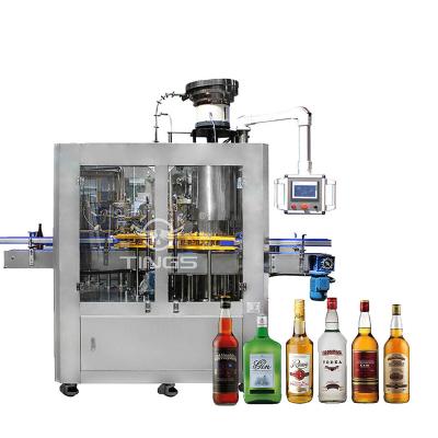 China Automatic Wines and spirits washing filling capping machine bottling plant en venta