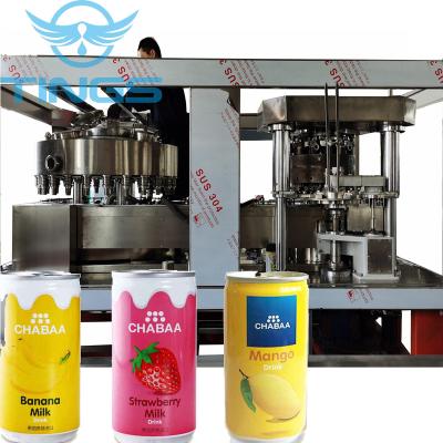 China Factory Directly Hot Sale Automatic Can Filling Machine Cans Beer/Soda Water/Juice Produce Line Can Filling & Sealing Machine for sale