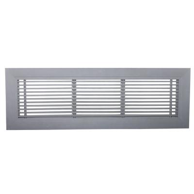 China Modern Aluminum Floor Ventilation Cover Grilles Anodized Floor Duct For HVAC System for sale