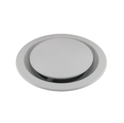 China New Design Adjustable Aluminum Profile HVAC Ceiling Round Panel Air Diffuser for sale