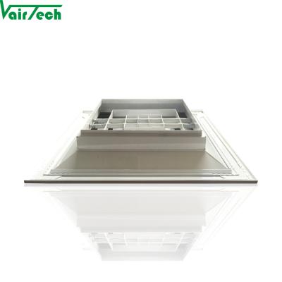 China Welding Frame / Stamping Frame HVAC System Air Conditioning Grill Diffuser Air Canopy Ceiling Diffuser for sale