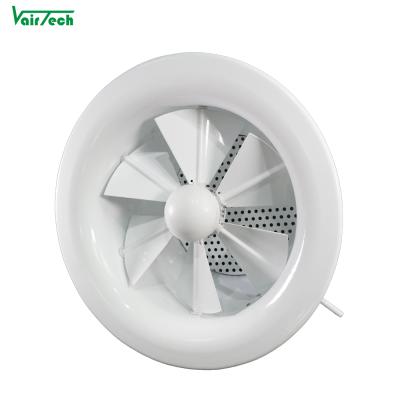 China Modern Swirl HVAC Ventilation System Ceiling Round Air Diffuser for sale