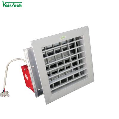 China Modern Ventilation OBD Double Deflection Adjustable Motorized Air Vent Grille for sale